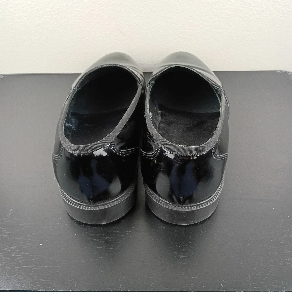 Adolfo Mens Patent Leather Tuxedo Loafers Black Dress Shoes Made in Italy 10.5W